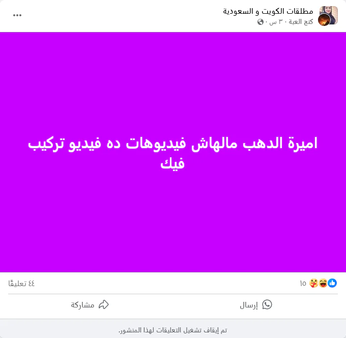 واجهت أميرة حملة تشويه ممنهجة تهدف إلى النيل من سمعتها وصورتها أمام متابعيها