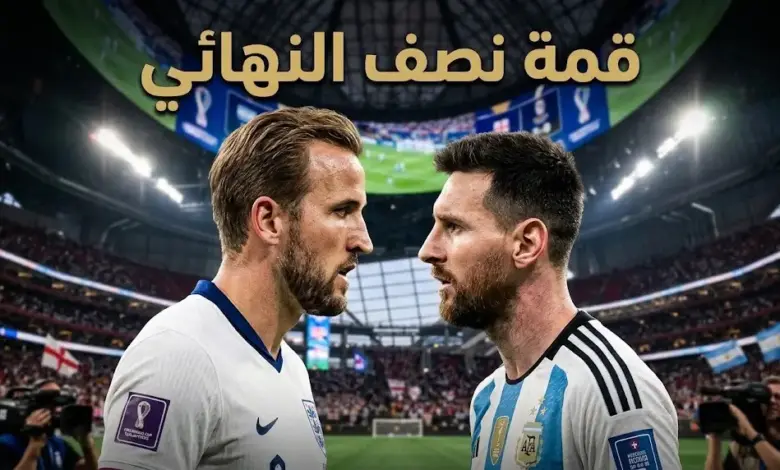 موعد مباراة إنجلترا والأرجنتين